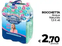 Ipercoop ROCCHETTA Acqua Naturale offerta