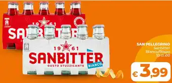 Ipercoop SAN PELLEGRINO Sanbitter Bianco/Rosso offerta