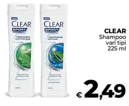 Ipercoop CLEAR Shampoo offerta