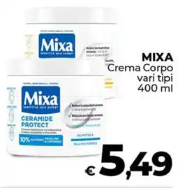 Ipercoop MIXA Crema Corpo offerta
