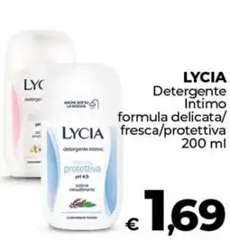 Ipercoop LYCIA fresca/protettiva detergente intimo protettiva offerta