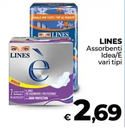 Ipercoop LINES Assorbenti Idea/É offerta