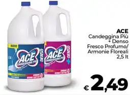 Ipercoop ACE Candeggina Più + Denso Fresco Profumo/ Armonie Floreali offerta