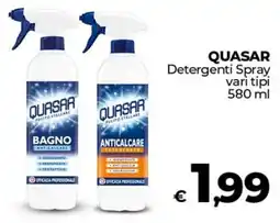 Ipercoop QUASAR Detergenti Spray offerta