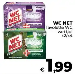 Ipercoop WC NET Tavolette WC x2/x4 offerta