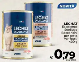 Ipercoop LECHAT Excellence Sterilized Bocconcini per gatto offerta