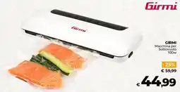 Ipercoop GIRMI Macchina per Sottovuoto 100w offerta