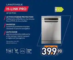 Unieuro Hoover LAVASTOVIGLIE H-LINK PRO HF 3C7F0X offerta