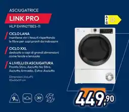 Unieuro ASCIUGATRICE LINK PRO HLP EH9N2TBES-11 offerta