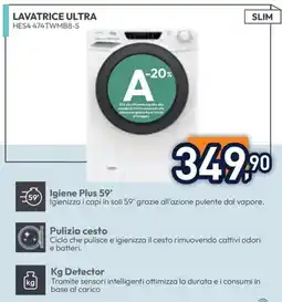 Unieuro CANDY LAVATRICE ULTRA HES4 474TWMB8-S offerta