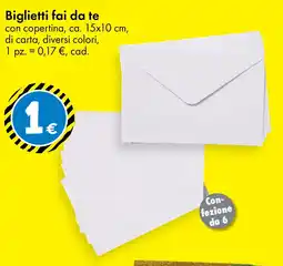 Tedi Biglietti fai da te offerta