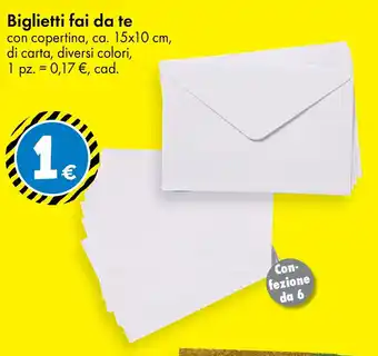 Tedi Biglietti fai da te offerta