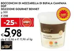 Bennet Bocconcini di mozzarella di bufala campana dop selezione GOURMET BENNET offerta
