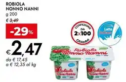 Bennet Robiola NONNO NANNI offerta