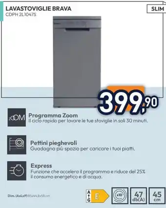 LAVASTOVIGLIE BRAVA CDPH 2L1047S