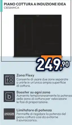 Unieuro PIANO COTTURA A INDUZIONE IDEA CIES64MCA offerta