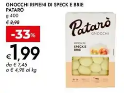 Bennet Gnocchi ripieni di speck e brie PATARÓ offerta