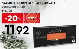 Bennet Salmone norvegese affumicato con scatola natale offerta
