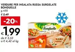 Bennet Verdure per insalata russa surgelate BONDUELLE offerta