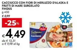 Bennet Cacciucco con fiori di merluzzo d'alaska e frutti di mare surgelato FINDUS offerta