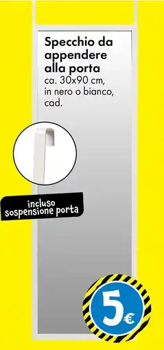 Tedi Specchio da appendere alla porta offerta