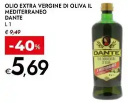 Bennet Olio extra vergine di oliva il mediterraneo DANTE offerta