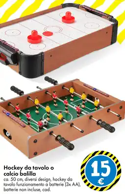 Tedi Hockey da tavolo o calcio balilla offerta