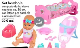 Tedi Set bambole 11 pezzi offerta