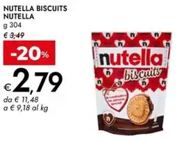 Bennet Nutella biscuits offerta