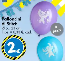Tedi Palloncini di Stitch offerta