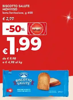 Bennet Biscotto salute monviso lenta lievitazione offerta