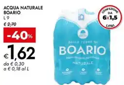 Bennet Acqua naturale BOARIO offerta