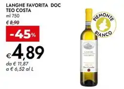 Bennet Langhe favorita doc TEO COSTA offerta