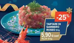 Sapore di Mare Tartare di gambero rosso offerta