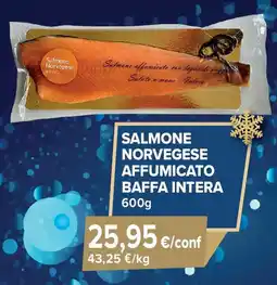 Sapore di Mare Salmone norvegese affumicato baffa intera offerta