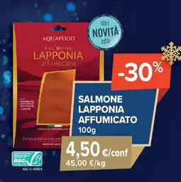 Sapore di Mare Salmone lapponia affumicato AQUAFOOD offerta