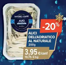 Sapore di Mare Alici dell'adriatico al naturale offerta