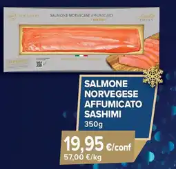 Sapore di Mare Salmone norvegese affumicato sashimi offerta