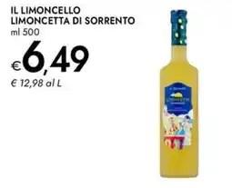 Bennet Il limoncello limoncetta di sorrento offerta