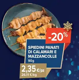 Sapore di Mare Spiedini panati di calamari e mazzancolle offerta