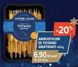 Sapore di Mare Arrosticini di totano gratinati offerta