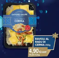 Sapore di Mare Ravioli al ragu di CERNIA offerta