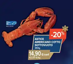 Sapore di Mare Astice americano cotto sottovuoto offerta