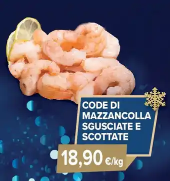 Sapore di Mare Code di mazzancolla sgusciate e scottate offerta