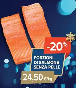 Sapore di Mare Porzioni di salmone senza pelle offerta