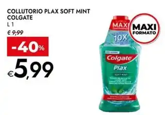 Bennet Collutorio plax soft mint COLGATE offerta