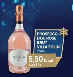 Sapore di Mare Prosecco doc rosè brut VILLA FOLINI offerta