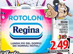 Il Genio Supermercato Regina rotoloni carta igienica 4 rotoli offerta