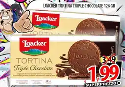 Il Genio Supermercato Loacker tortina triple chocolate offerta