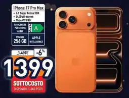 Unieuro iPhone 17 Pro Max offerta